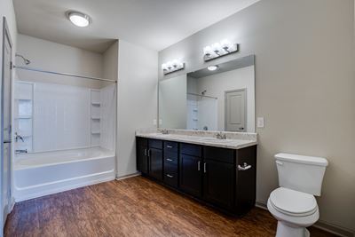 Bathroom with Dual Vanity
